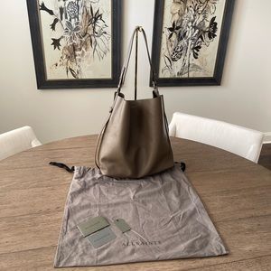 Lovely All Saints Paradise North South Hobo is Mink Grey, great condition!